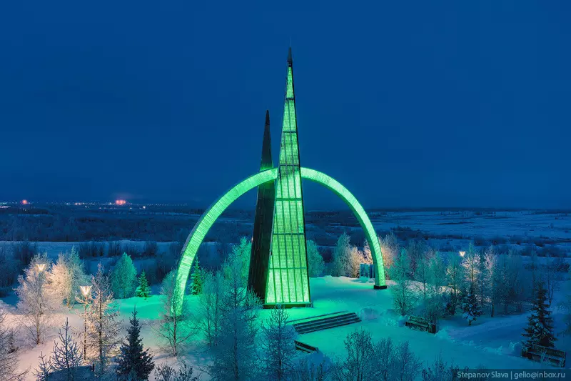 Картинка 2 для «салехард: Салехард с высоты столица Ямало Ненецкого Автономного округа»