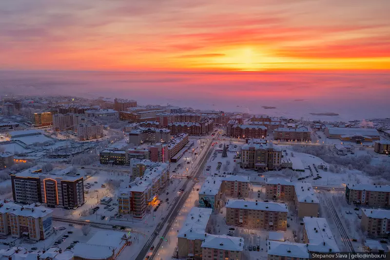 Фото 12 для поста «Салехард с высоты столица Ямало Ненецкого Автономного округа»