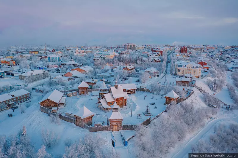 Картинка №19 для публикации «Салехард с высоты столица Ямало Ненецкого Автономного округа»