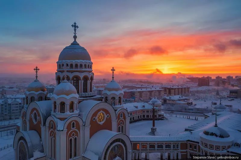 Фото 29 для новости «Салехард с высоты столица Ямало Ненецкого Автономного округа»