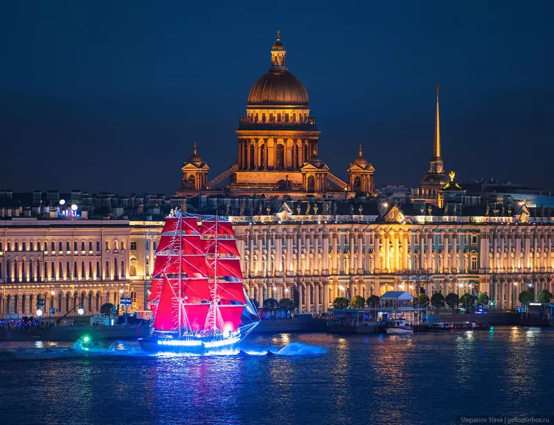 Иллюстрация №3 для публикации «питер: Алые паруса праздник выпускников в Санкт Петербурге»