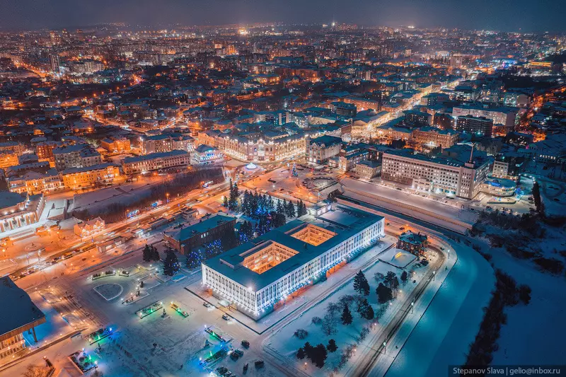 Иллюстрация #9 для «Зимний Томск сибирские Афины»