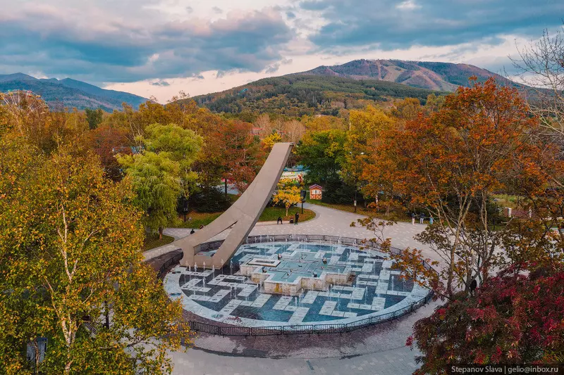 Картинка #18 для публикации «Осенний Южно Сахалинск с высоты»