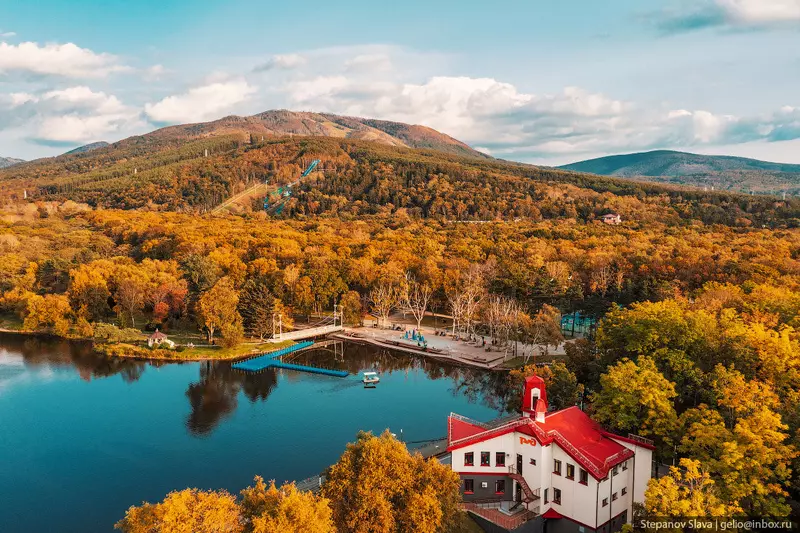 Фото №17 для «Осенний Южно Сахалинск с высоты»