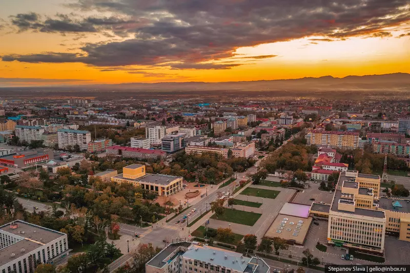 Иллюстрация 24 для публикации «Осенний Южно Сахалинск с высоты»