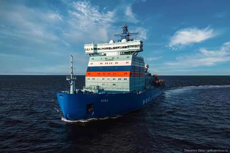 Фото #17 для публикации «Атомный ледокол Урал ходовые испытания в Финском заливе»
