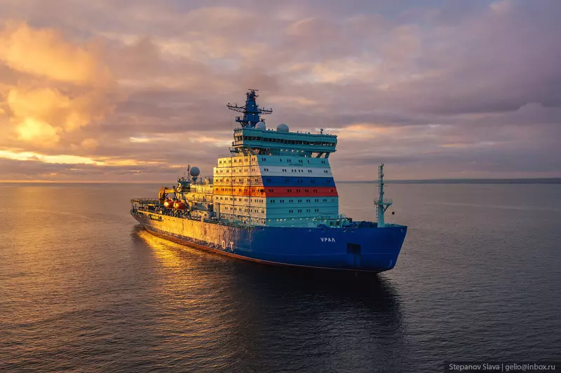 Картинка #52 для публикации «Атомный ледокол Урал ходовые испытания в Финском заливе»