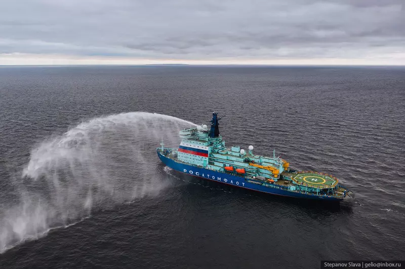 Фото #33 для публикации «Атомный ледокол Урал ходовые испытания в Финском заливе»