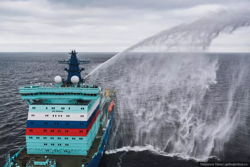 Картинка 34 для поста «Атомный ледокол Урал ходовые испытания в Финском заливе»