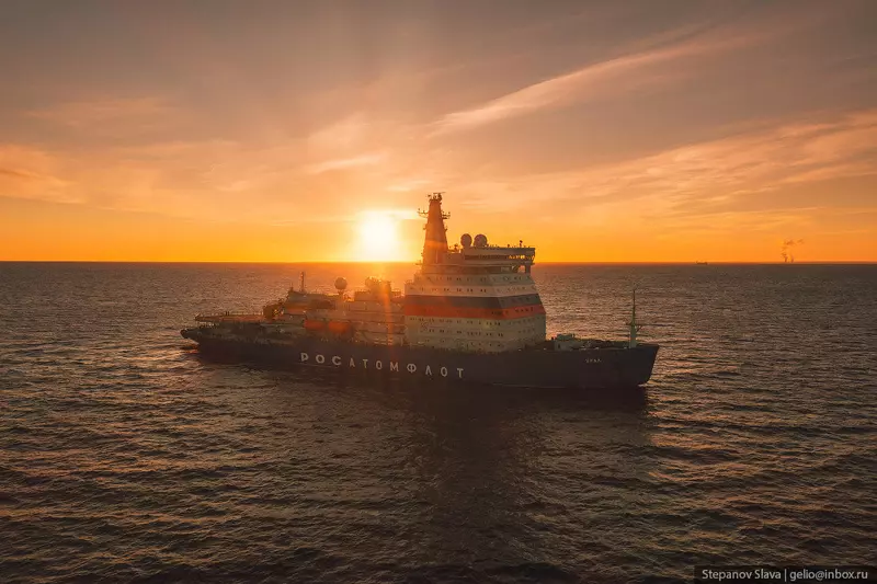 Фото #37 для новости «Атомный ледокол Урал ходовые испытания в Финском заливе»