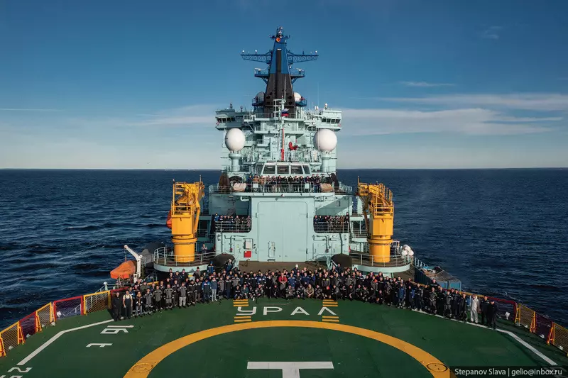 Картинка #51 для поста «Атомный ледокол Урал ходовые испытания в Финском заливе»