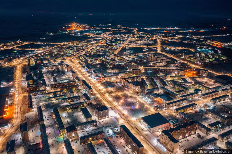 Фото 2 для новости «воркута: Воркута с высоты город угольной промышленности»