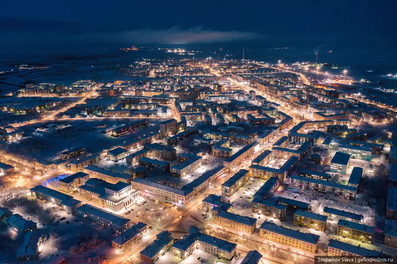 #9 для «Воркута с высоты город угольной промышленности»