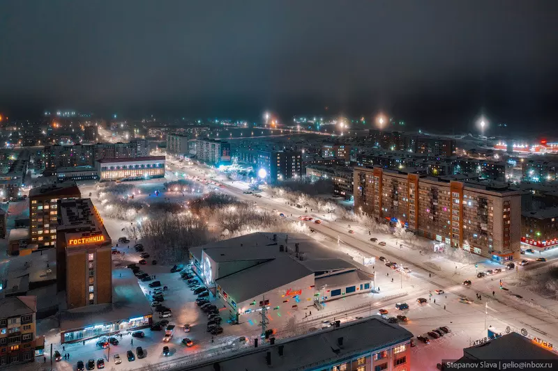 Картинка №57 для поста «Воркута с высоты город угольной промышленности»