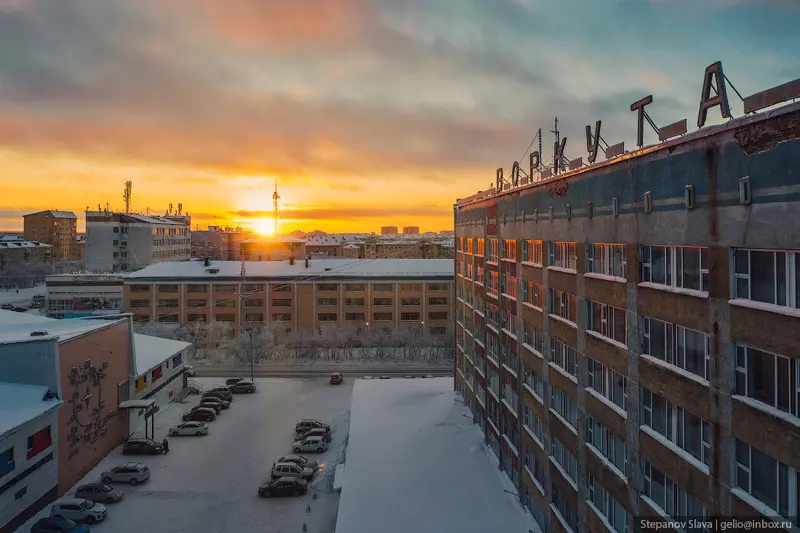 Картинка №15 для публикации «Воркута с высоты город угольной промышленности»