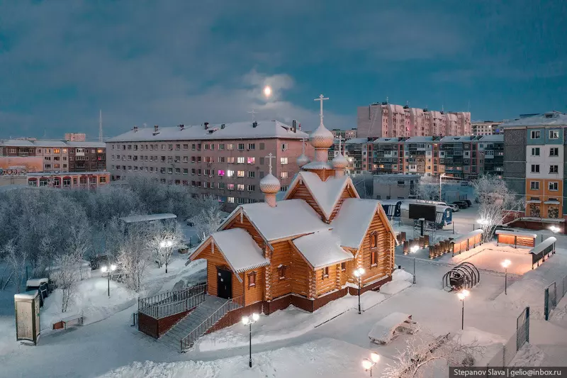 Картинка №18 для публикации «Воркута с высоты город угольной промышленности»