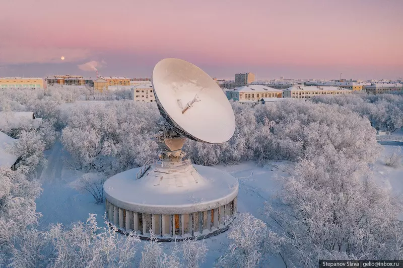 Иллюстрация #35 для поста «Воркута с высоты город угольной промышленности»