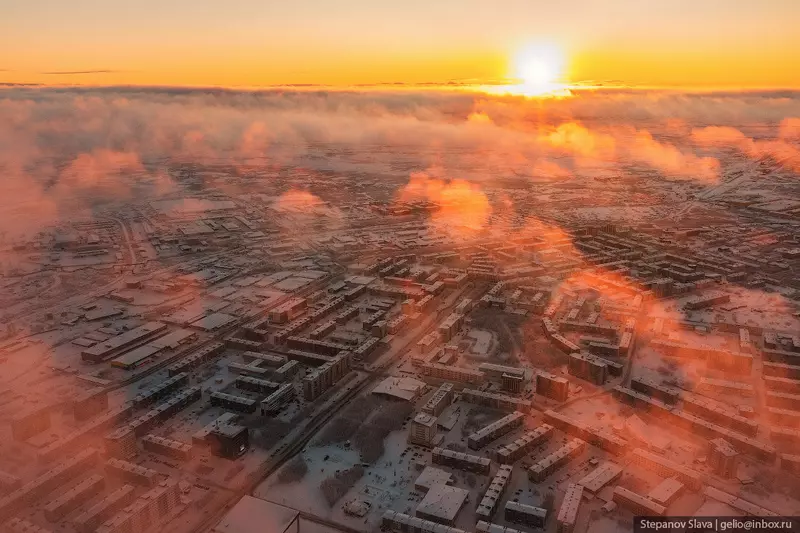 Фото №4 для публикации «: Воркута с высоты город угольной промышленности»
