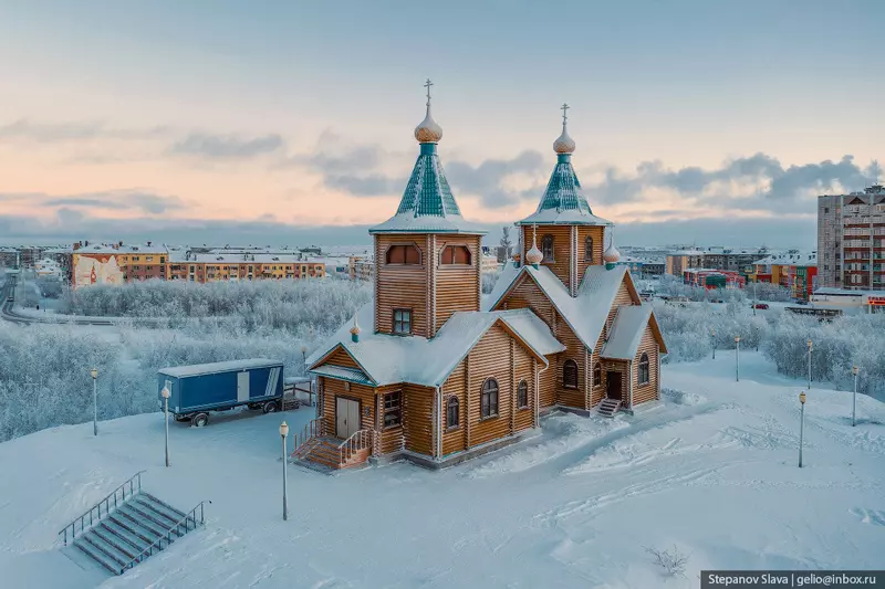 #45 для поста «Воркута с высоты город угольной промышленности»