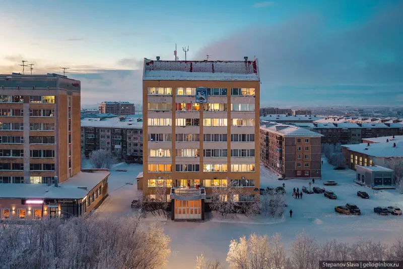 Изображение #50 для публикации «Воркута с высоты город угольной промышленности»