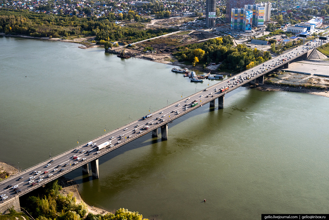 Димитровский мост в новосибирске