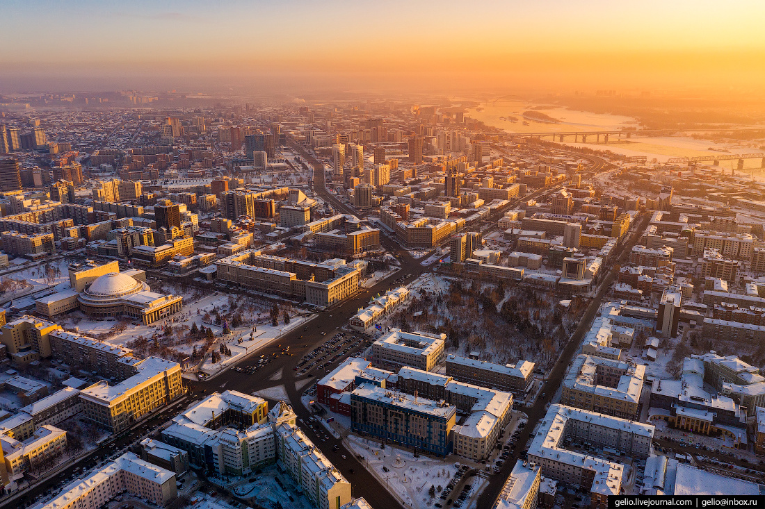 Новосибирск зимой 2020