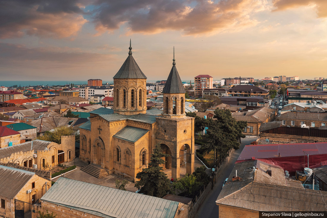 Армянская Церковь Дербент панорама