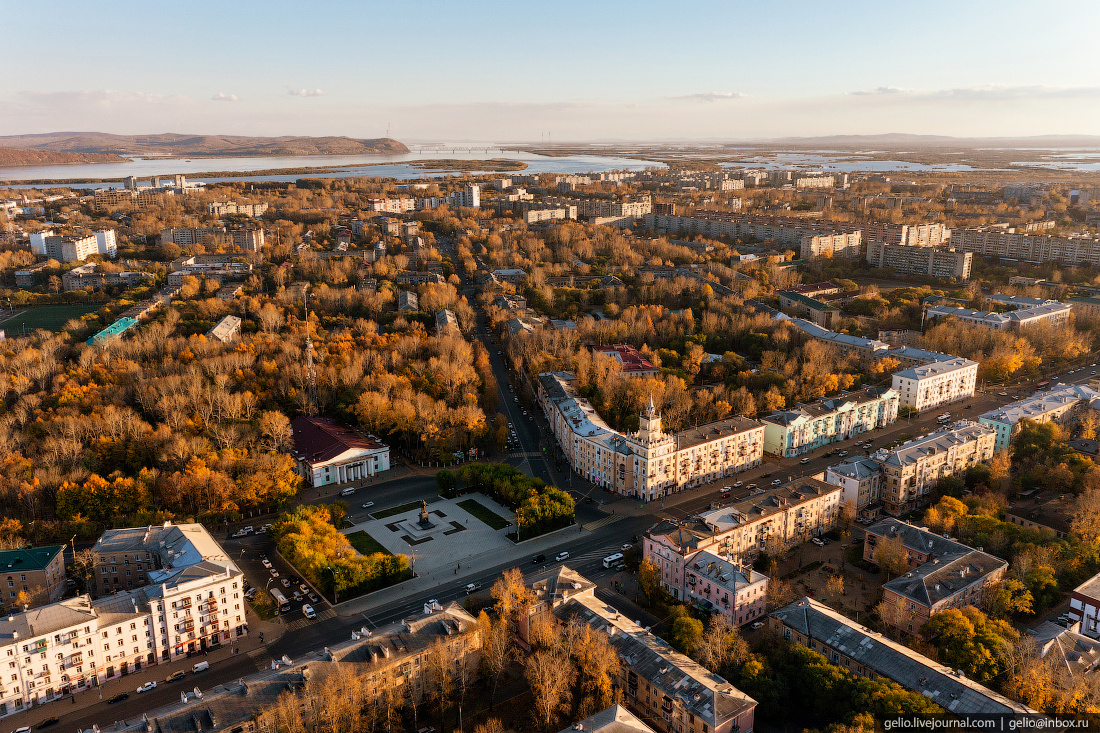 Комсомольск-на-Амуре с высоты
