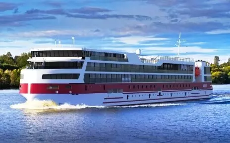 Фото #3 для новости «Нижегородская область: На СЗ Красное Сормово заложен круизный лайнер Михаил Жванецкий проекта 00840»