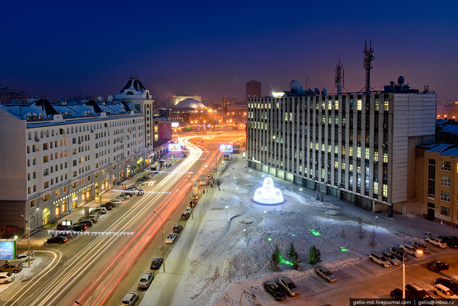 Зима новосибирск на машине