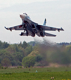 Су-27. Фото РИА Новости, Игорь Зарембо