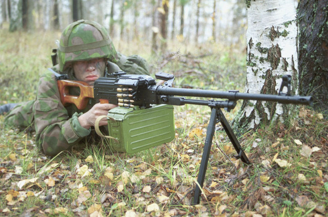 7,62-мм пулемет ПКМ (КК 7,62) на вооружении финской армии. (с) Jusa / www.militaryimages.net