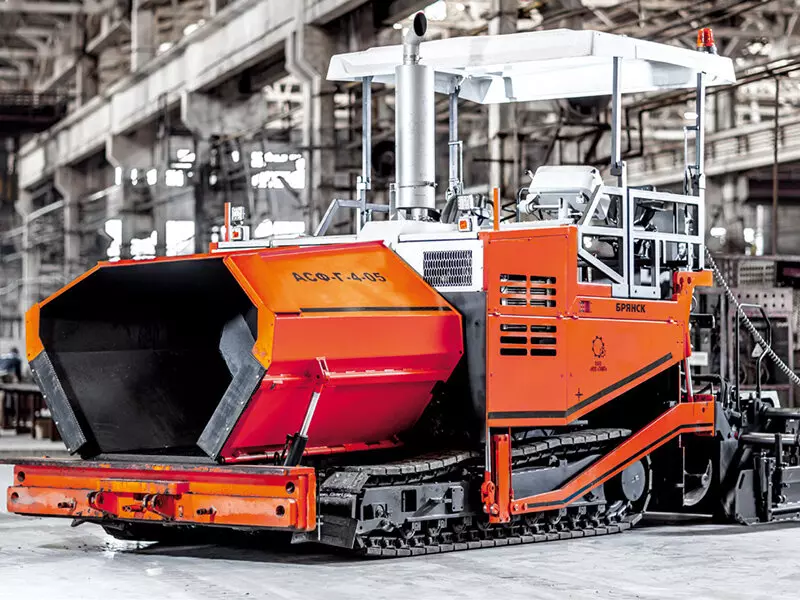 Картинка 1 для «Перспективные разработки: Новый российский асфальтоукладчик АСФ Г 4 05 успешно прошёл испытания»