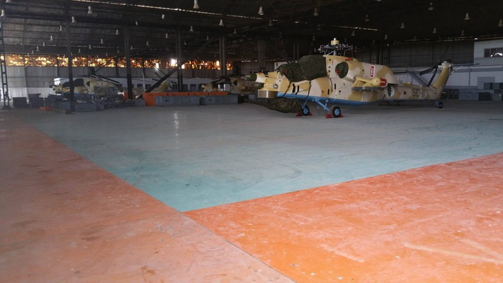 Первые четыре боевых вертолета Ми-28НЭ, поставленные Алжиру (с) dr. watson / www.forcesdz.com