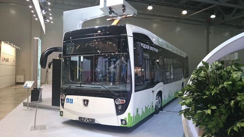 Фото #2 для новости «Набережные Челны: Компания КАМАЗ представила городской электробус нового поколения»