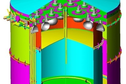 Трехмерная модель детектора Рисунок: НИИЯФ МГУ