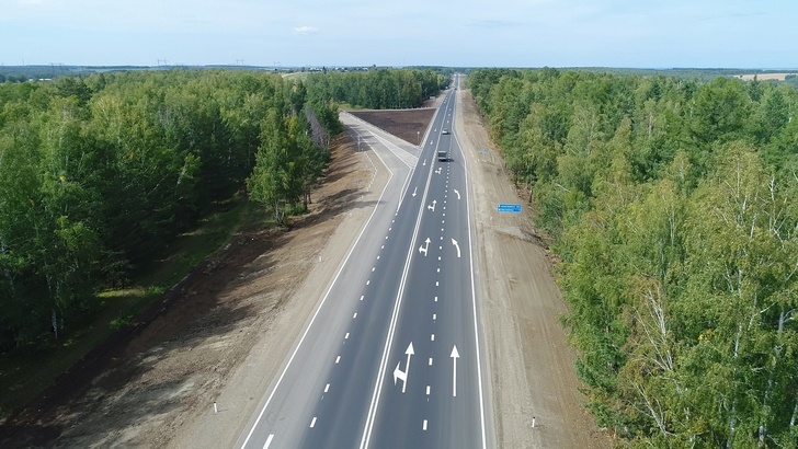 В Иркутской области досрочно сдан в эксплуатацию 10-километровый участок дороги Р-255 «Сибирь»