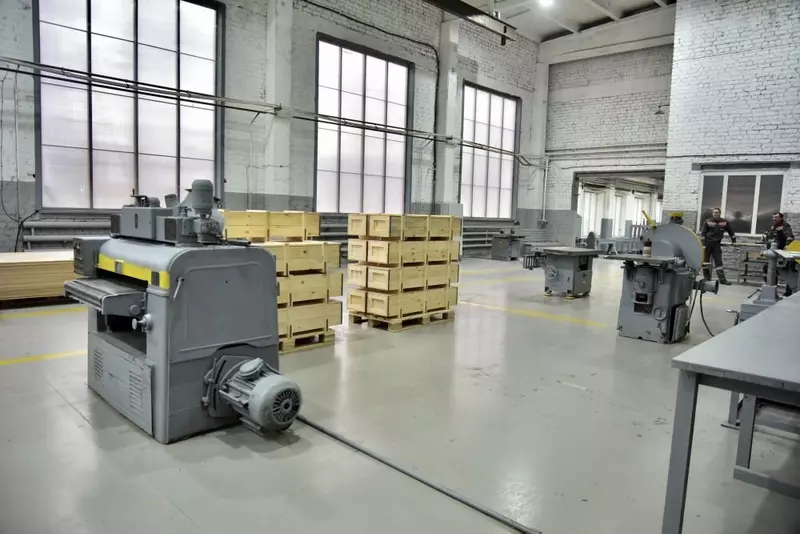 Фото #4 для поста «Орелтекмаш открыл новый деревообрабатывающий цех»