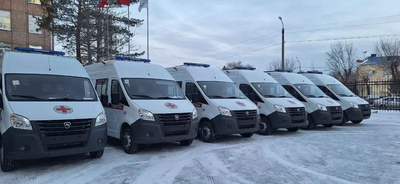 Картинка №2 для поста «спецтехника и логистика: Служба скорой помощи Оренбуржья получила 15 новых автомобилей»