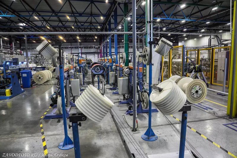 Фото 3 для «импортозамещение: В Пермском крае запущена линия по выпуску сердечника подводного волоконно оптического кабеля»