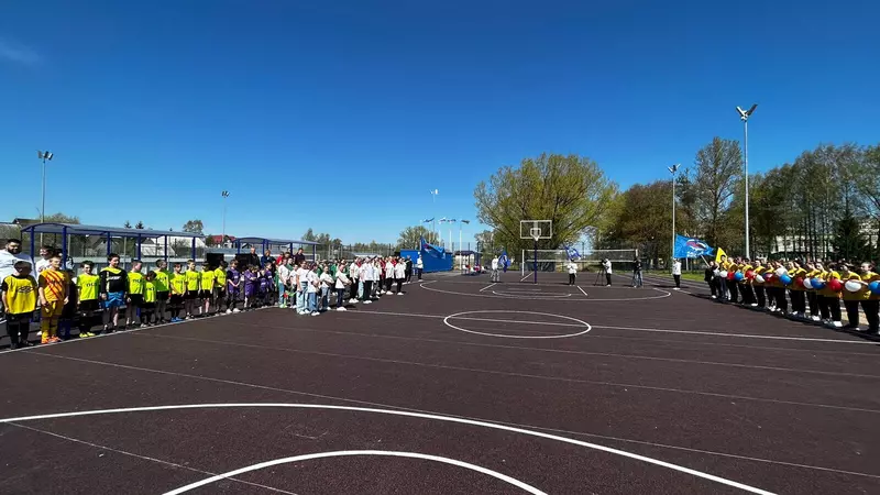 В поселке Терволово Ленинградской области открыли новый ФОК открытого типа