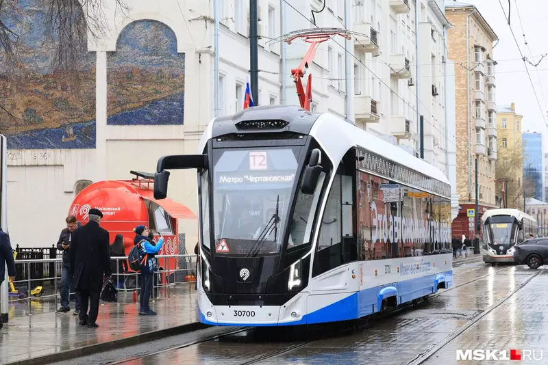 Открыт второй Московский трамвайный диаметр Т2 от метро Чертановская до станции Новогиреево МЦД 4