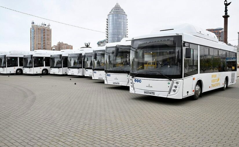 В Новороссийск прибыли 10 новых автобусов