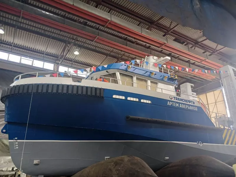 Иллюстрация №2 для поста «Нижегородская область: Два бонопостановочных судна спустили на воду в Нижегородской области»