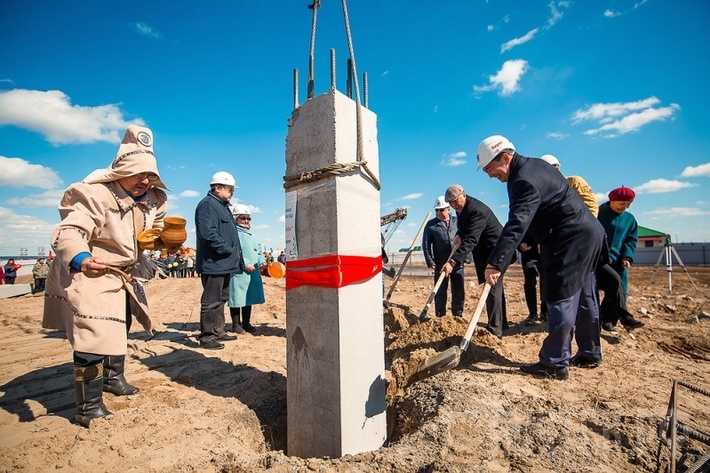 В селе Сырдах установлена первая свая детского сада