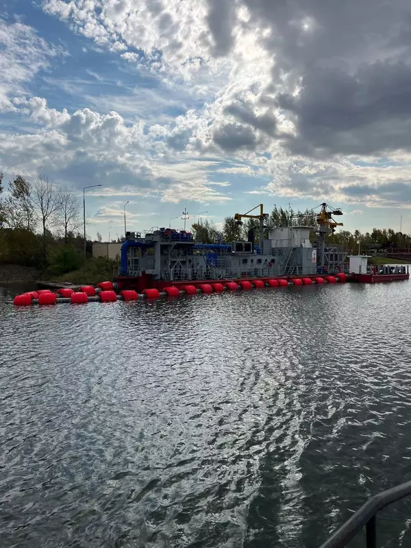 На Енисее начал работу новый дизельный земснаряд проекта Ц490ДМ1
