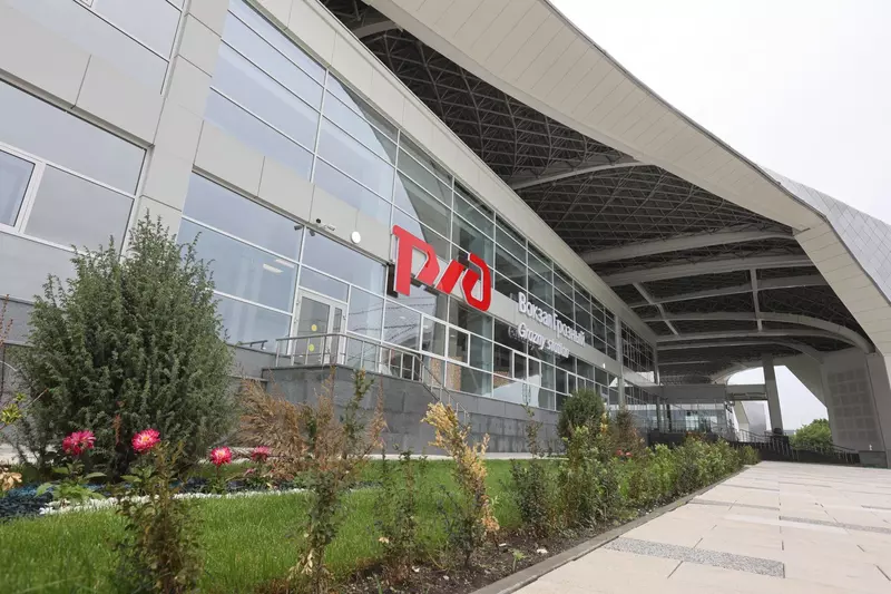 Иллюстрация 4 для новости «Чеченская Республика: Новый железнодорожный вокзал открылся в Грозном»