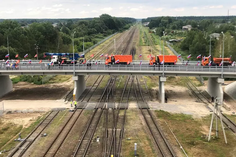 В Брянской области открыт путепровод через железнодорожные пути в городе Унеча