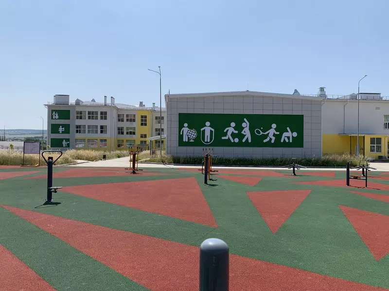 Картинка 7 для новости «В селе Трехпрудное Республики Крым открыли новую школу»