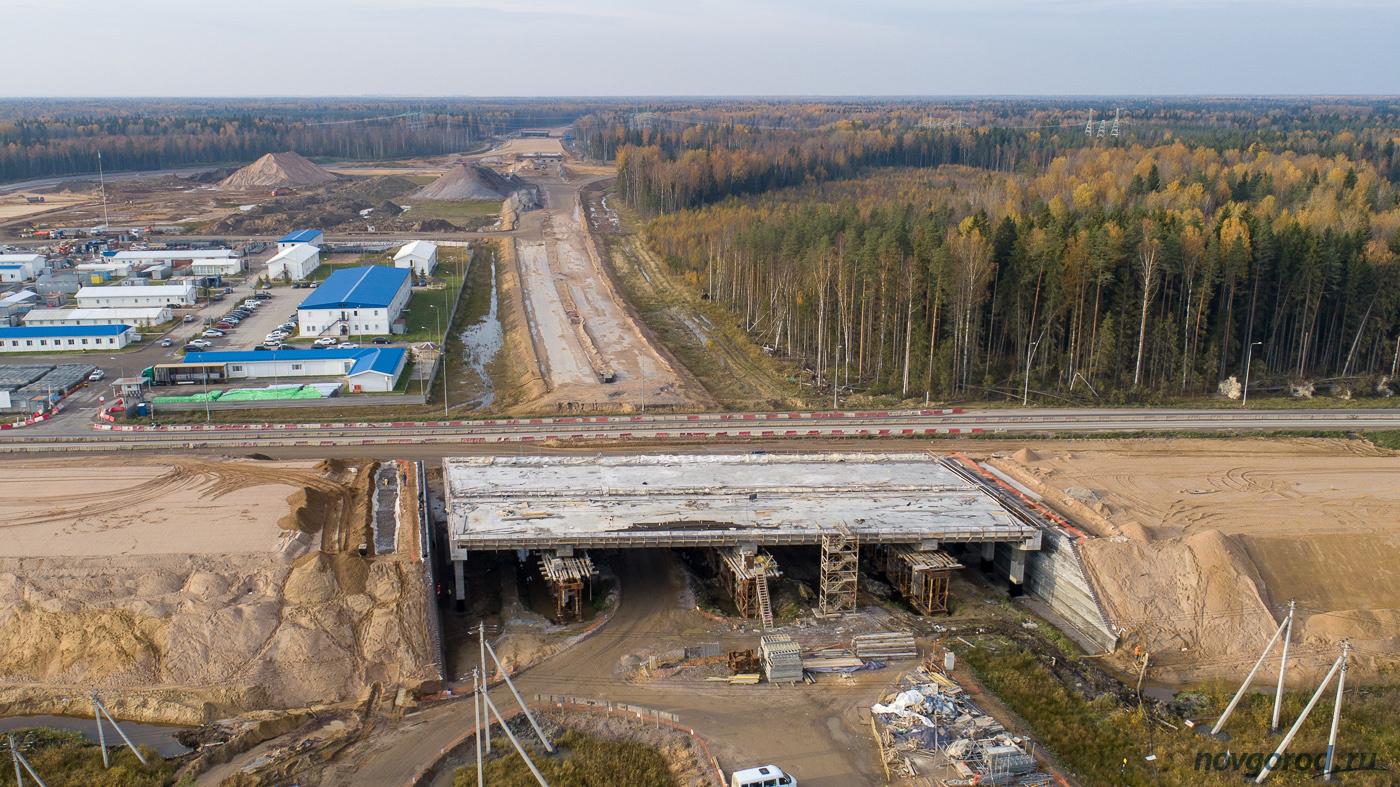 Тип м 11. Строится автомагистраль м 11. М11 база ТСМ Букарево. М-11 стройка. М11 ход строительства.